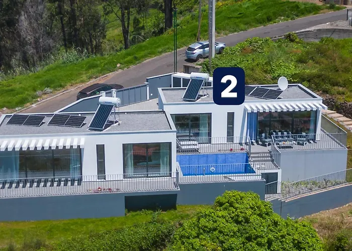 Casa Panorama Sol- New With Heated Saltwater Pool And Fantastic Sea View Prázdninový dům *