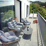 펜션 Casa Panorama Sol- New With Heated Saltwater Pool And Fantastic Sea View