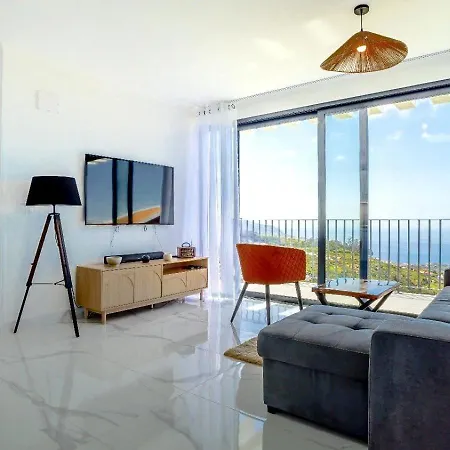 Casa Panorama Sol- New With Heated Saltwater Pool And Fantastic Sea View *