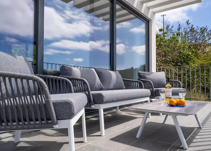 Casa Panorama Sol- New With Heated Saltwater Pool And Fantastic Sea View Feriehus